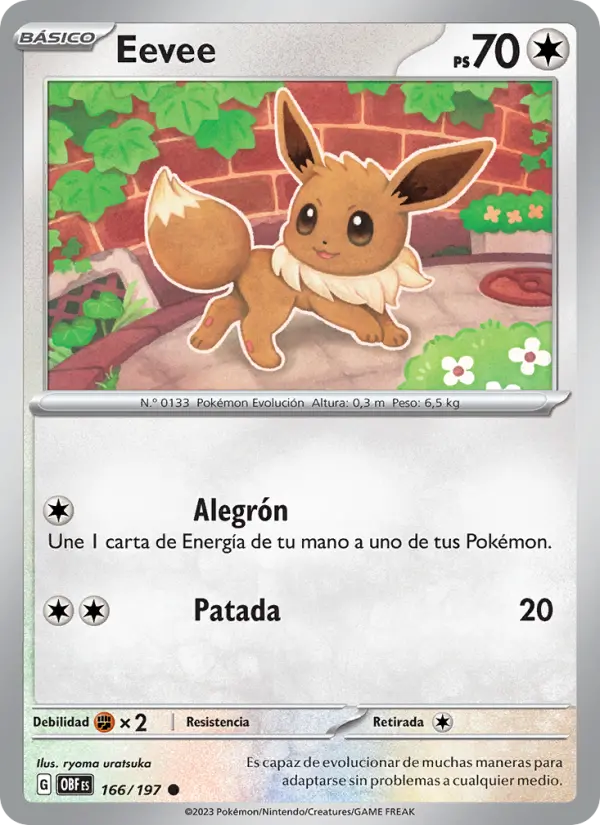 Eevee, Llamas Obsidianas No. 166