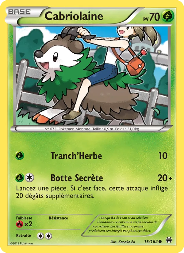 Cabriolaine, Impulsion Turbo Nº 16