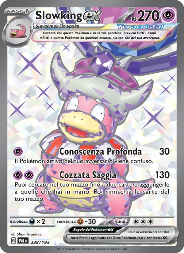 Slowking-ex, Evoluzioni a Paldea Nº 238