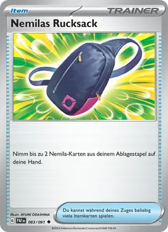 Nemilas Rucksack, Paldeas Schicksale No. 083 Normal