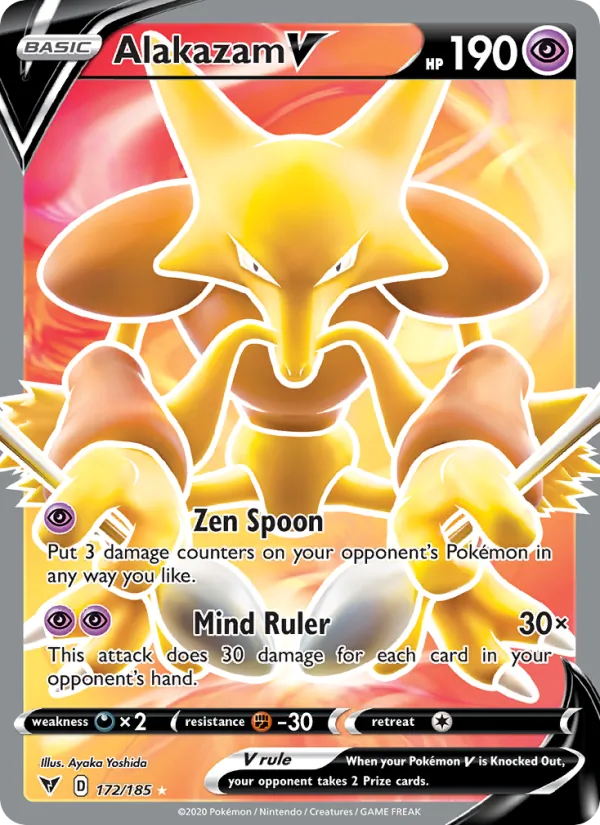 Alakazam V, Vivid Voltage Nº 172