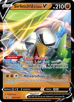Sirfetch'd di Galar V, SPSC Promo No. SWSH043 Holo