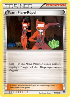 Team Flare-Rüpel, XY Nº 129 Normal