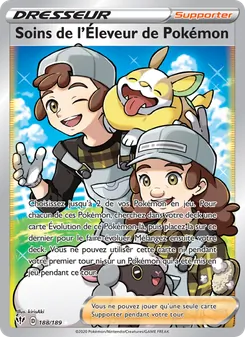 Soins de l'Éleveur de Pokémon, Ténèbres Embrasées No. 188 Holo
