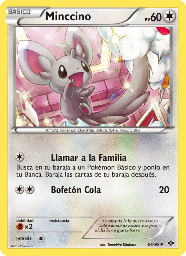 Minccino, Próximos Destinos Nº 84