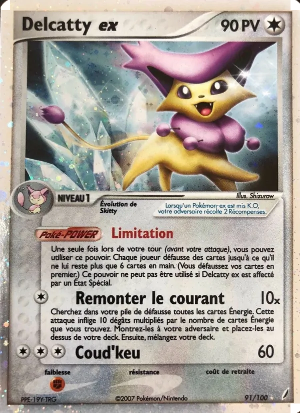 Delcatty ex, EX Gardiens de Cristal No. 91
