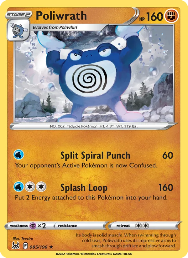 Poliwrath, Lost Origin No. 085