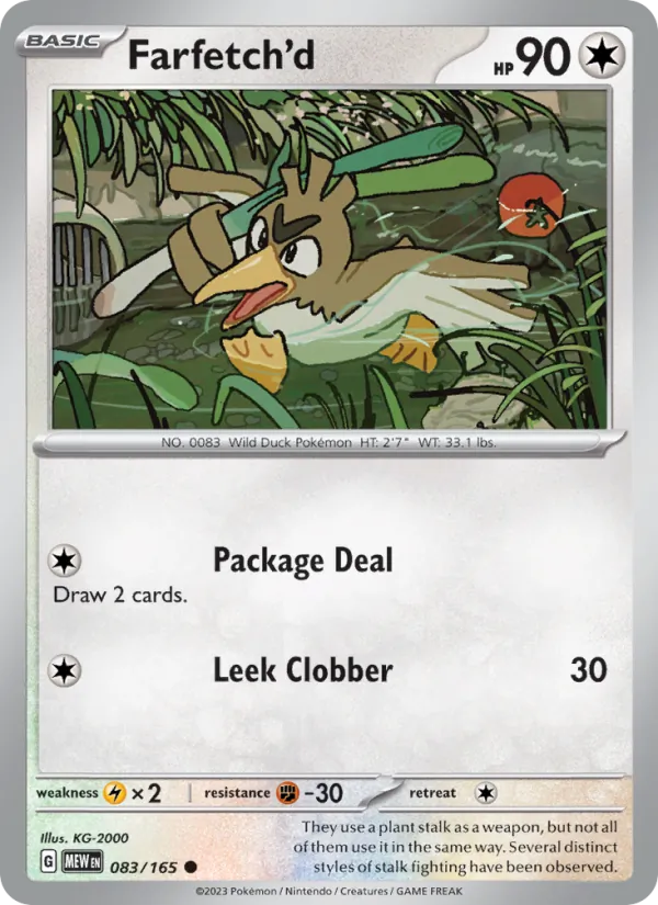 Farfetch'd, 151 No. 083