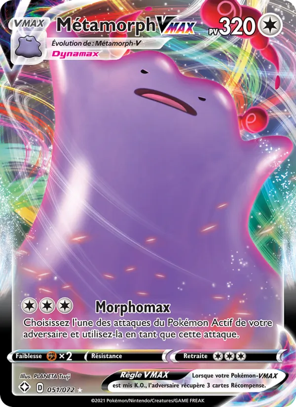 Métamorph VMAX, Destinées Radieuses Nº 51