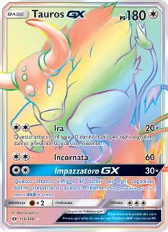 Tauros GX, Sole e Luna No. 156 Normal