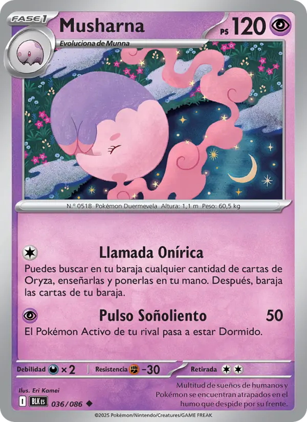 Musharna, Fulgor Negro No. 036