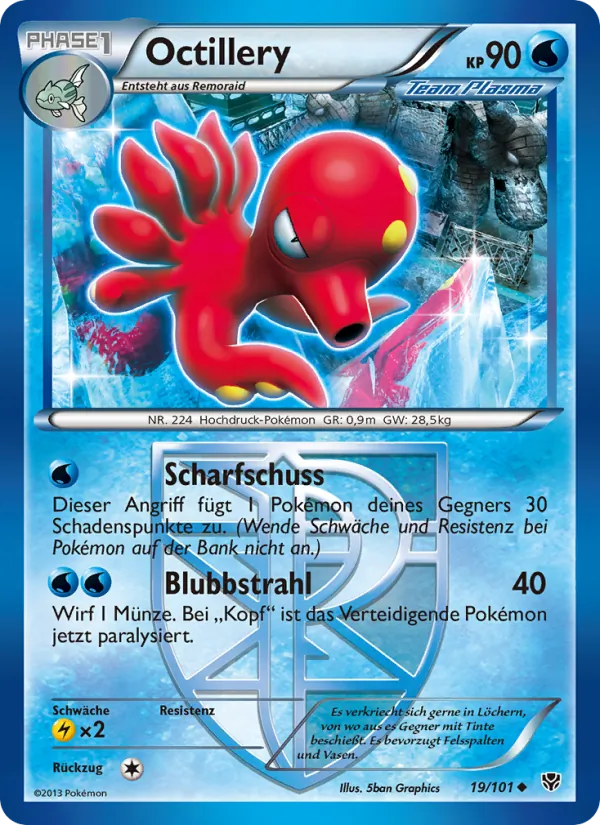 Octillery, Plasma-Blaster Nº 19