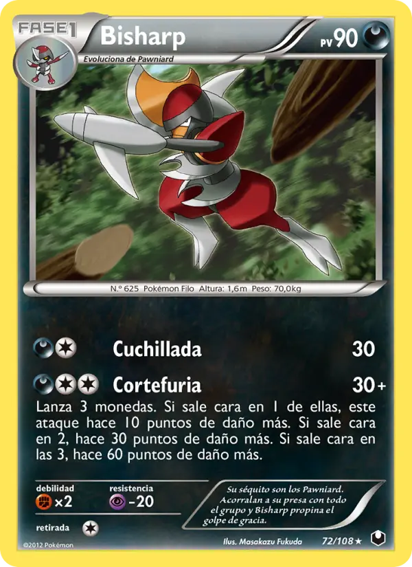 Bisharp, Oscuros Exploradores Nº 72