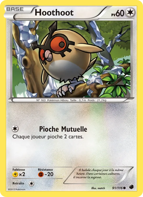 Hoothoot, Glaciation Plasma Nº 91