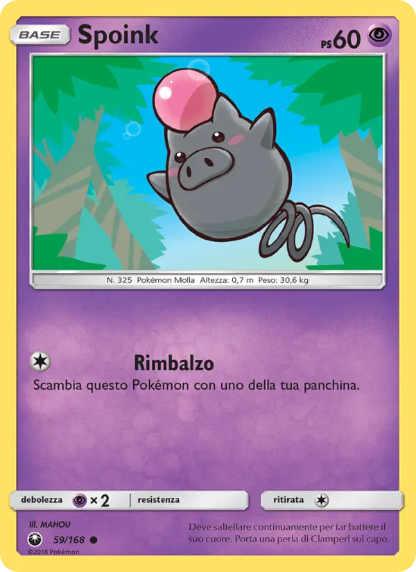 Spoink, Tempesta Astrale No. 59