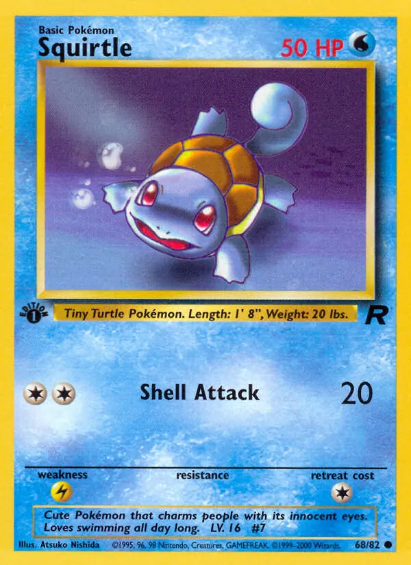 Squirtle, Team Rocket Nº 68