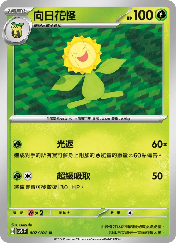 向日花怪, 變幻假面 No. 002