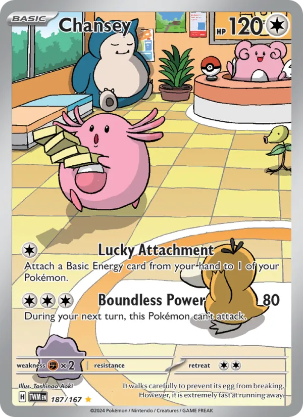 Chansey, Twilight Masquerade No. 187