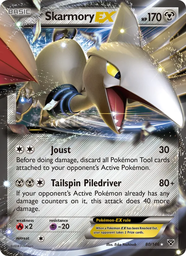 Skarmory EX, XY No. 80