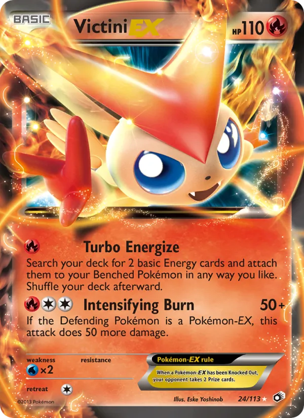 Victini-EX, Legendary Treasures Nº 24