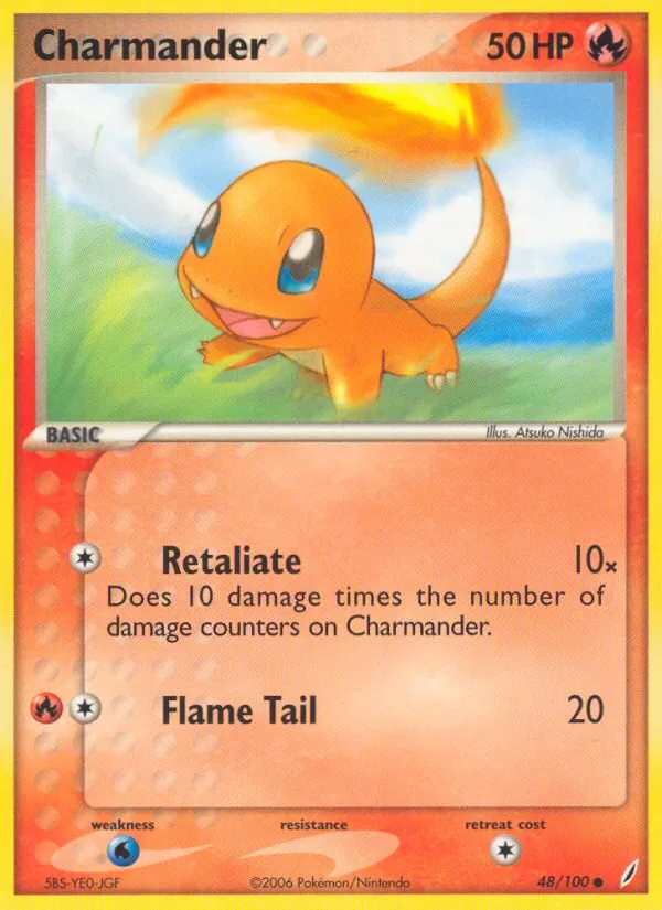 Charmander, Crystal Guardians Nº 48