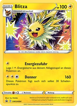 Blitza, SCSC Promokarten No. SWSH094 Holo