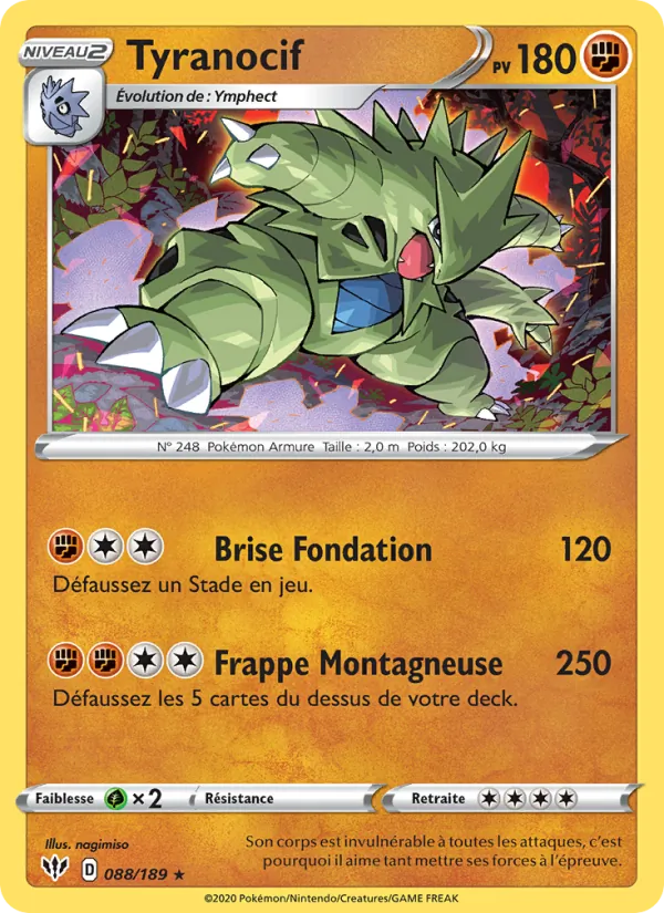 Tyranocif, Ténèbres Embrasées No. 88