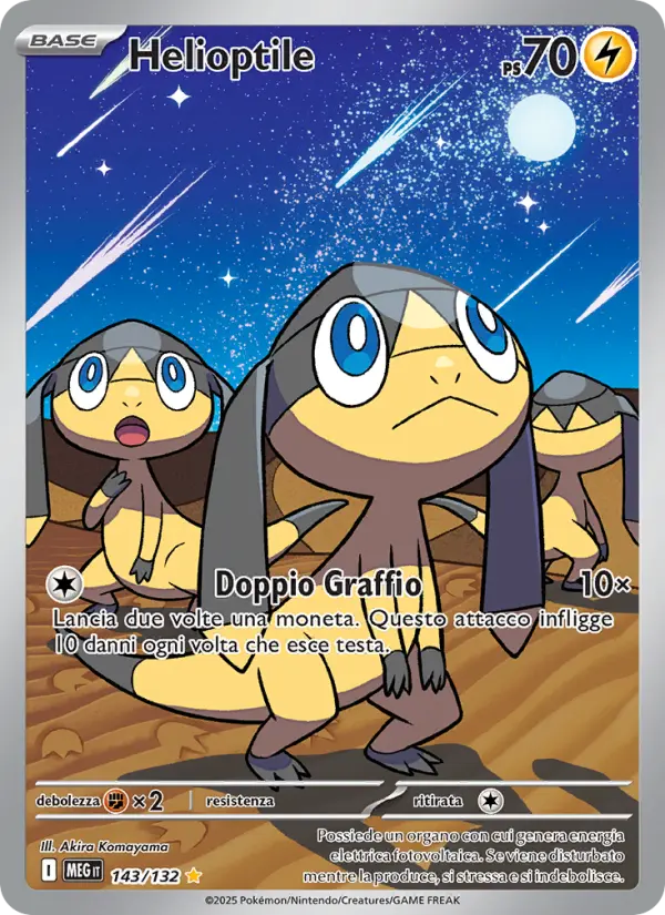 Helioptile, Megaevoluzione Nº 143