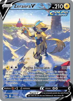 Zeraora V, Regno Glaciale Nº 166 Holo