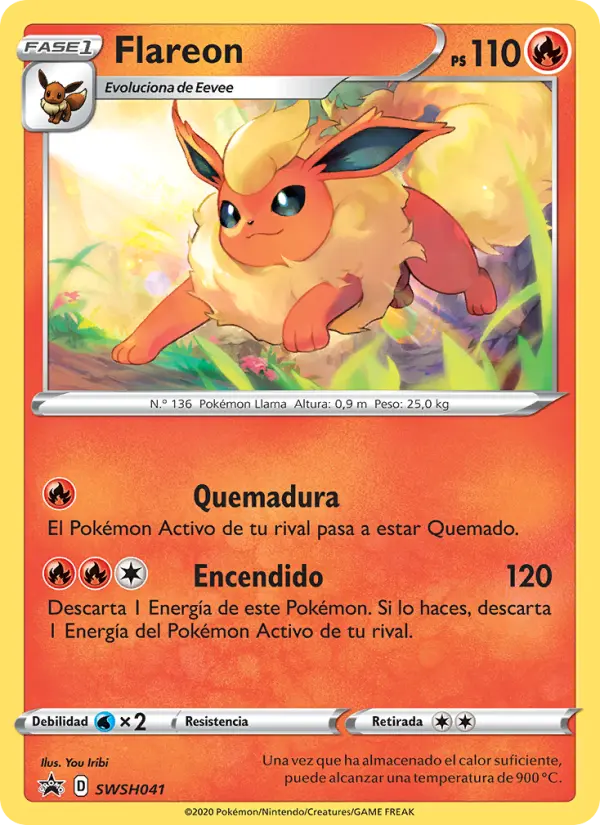Flareon, Cartas de promoción ESES No. SWSH041
