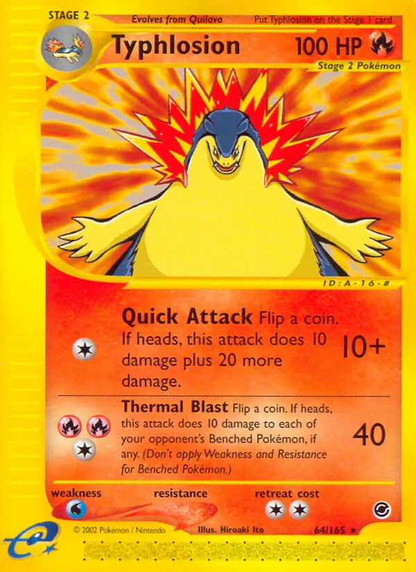 Typhlosion, Expedition Base Set No. 64
