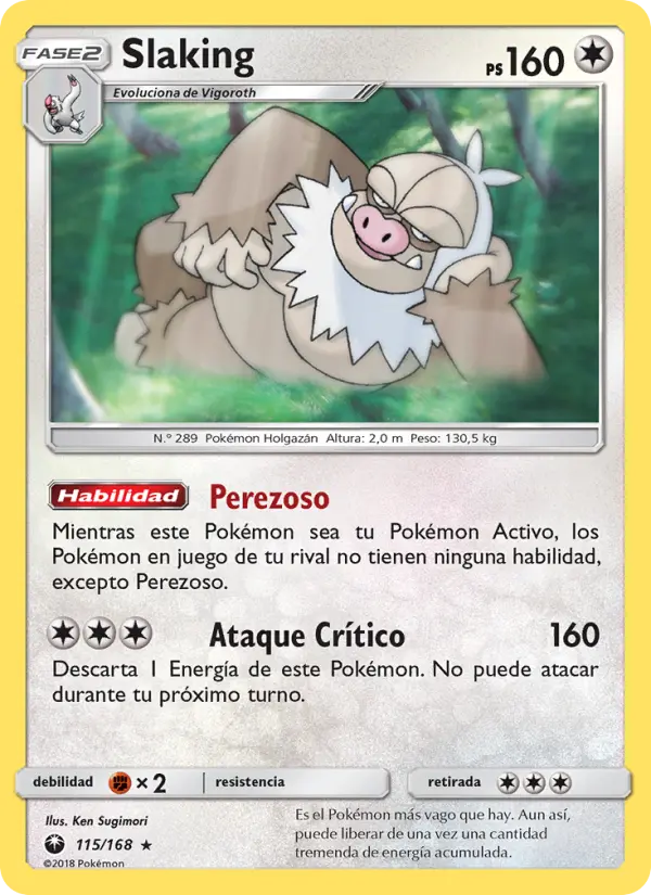 Slaking, Tormenta Celestial No. 115