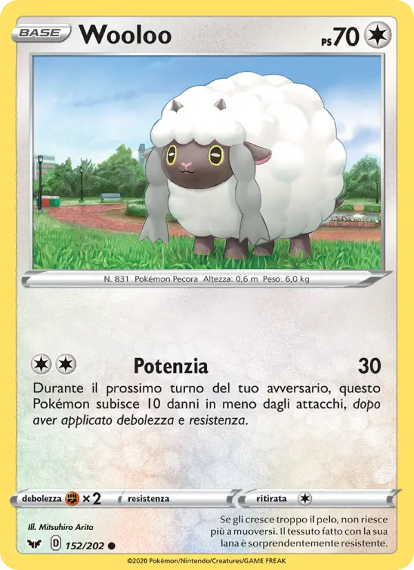 Wooloo, Spada e Scudo No. 152