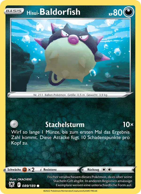 Hisui-Baldorfish, Astralglanz No. 089