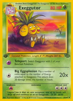 Exeggutor, Jungle No. 35 Normal