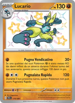 Lucario, Destino di Paldea Nº 174 Holo