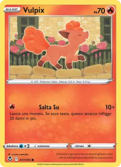 Vulpix, Tempesta Argentata No. 017 Normal