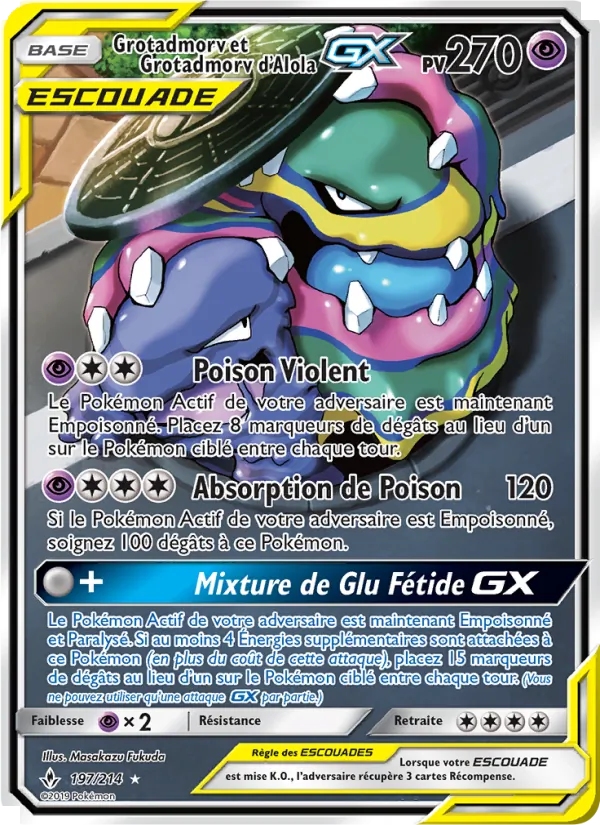 Grotadmorv et Grotadmorv d’Alola GX, Alliance Infaillible No. 197