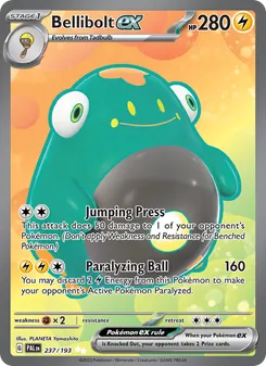 Bellibolt ex, Paldea Evolved No. 237 Holo