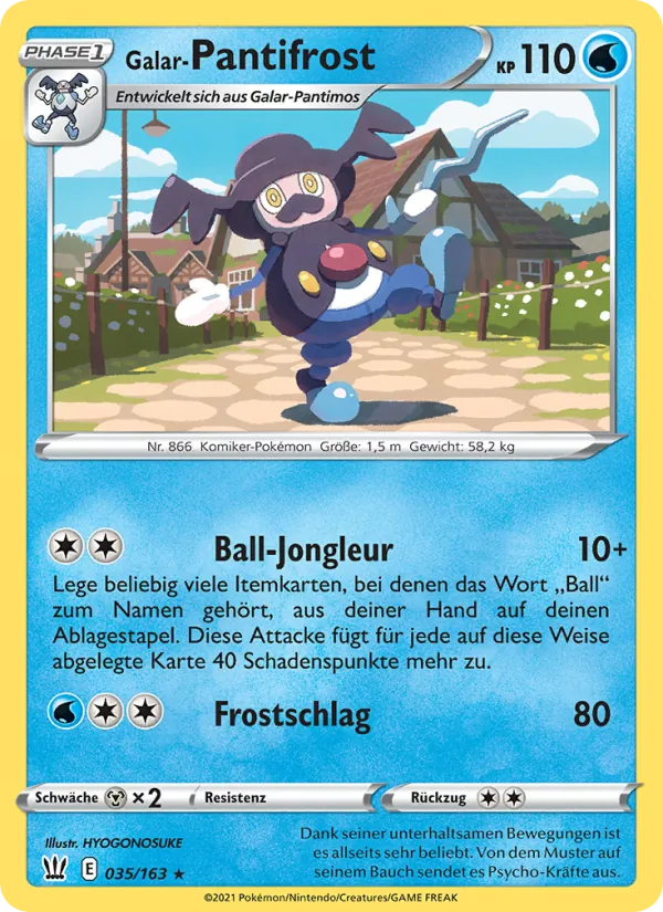 Galar-Pantifrost, Kampfstile No. 35