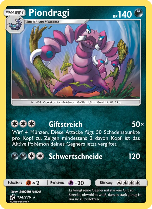 Piondragi, Bund der Gleichgesinnten Nº 134