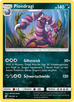 Piondragi, Bund der Gleichgesinnten No. 134 Normal