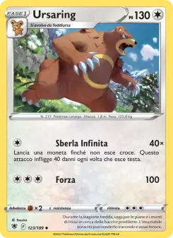 Ursaring, Lucentezza Siderale Nº 123 Normal