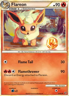 Flareon, Undaunted No. 26 Normal