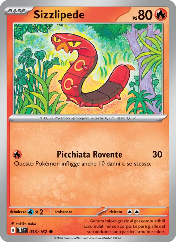 Sizzlipede, Cronoforze No. 036