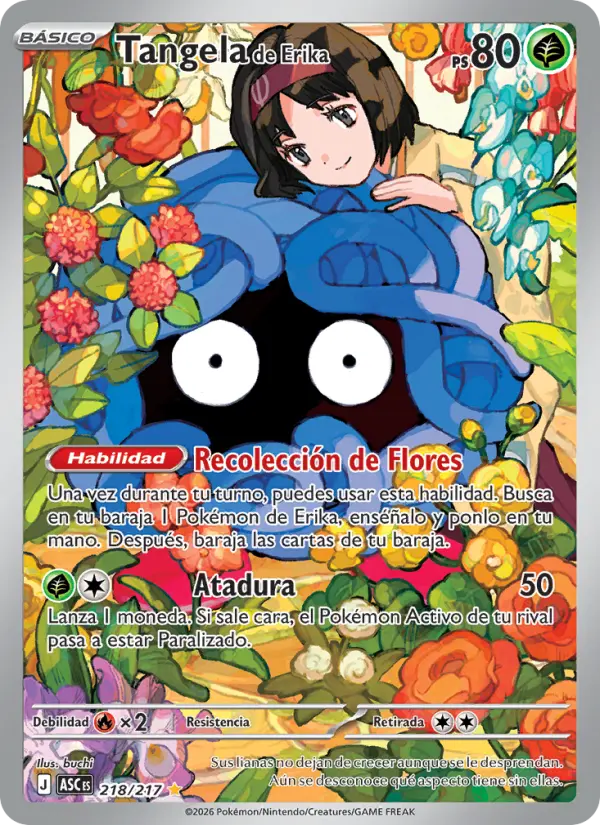 Tangela de Erika, Héroes Ascendentes Nº 218