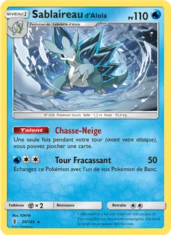 Sablaireau d’Alola, Gardiens Ascendants No. 20 Normal