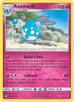 Azumarill, Tonnerre Perdu No. 136 Normal
