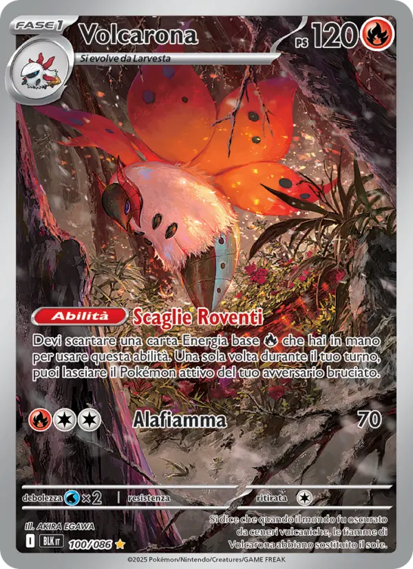 Volcarona, Luce Nera No. 100