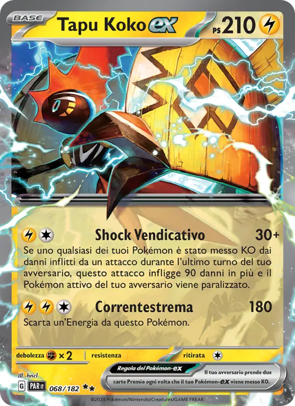 Tapu Koko-ex, Paradosso Temporale Nº 068